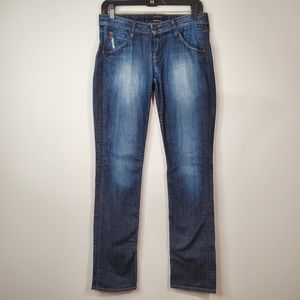 16) HUDSON Signature Bootcut Lightly Distressed Sz. 28